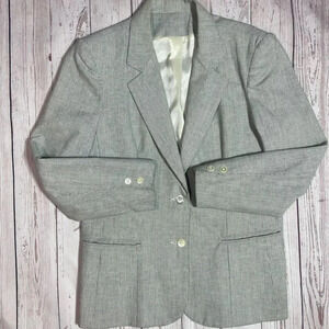 Vintage 80s Pinstripe Blazer by Stephen Douglas ltd‎